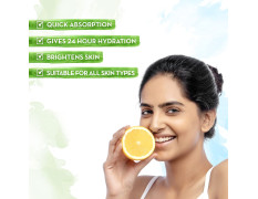 Mamaearth Vitamin C Ultra Light Gel Oil-Free Moisturizer For Face, Body and Hands; with Vitamin C & Aloe Vera Water for Glowing Hydration - 200 ml