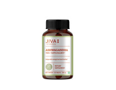 Jiva Ashwagandha Tablet - 120 Tablets | Ayurvedic Ashwagandha Supplement for Body, Boost Energy & Immunity, Stress Relief, Rejuvenates Mind, Improves Strength | Helpful in Kapha & Vata Doshas