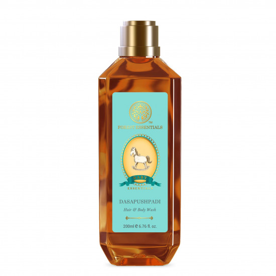 Forest Essentials Dasapushpadi Baby Hair and Body Wash, 200ml & Forest Essentials Dasapushpadi Baby Head Massage Oil, 6.67 Fl Oz