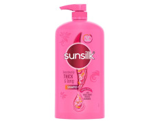 Sunsilk Lusciously Thick & Long, Shampoo, 1L, for Fuller Hair, with Keratin, Yoghurt Protein & Macademia Oil, Paraben-Free