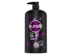 Sunsilk Black Shine, Shampoo, 1L, for Shiny, Moisturised & Fuller Hair, with Amla + Oil & Pearl Protein, Paraben-Free