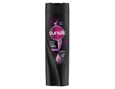 Sunsilk Stunning Black Shine Shampoo 360 ml, With Amla + Oil & Pearl Protein, Gives Shiny, Moisturised, Fuller Hair