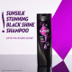 Sunsilk Stunning Black Shine Shampoo 360 ml, With Amla + Oil & Pearl Protein, Gives Shiny, Moisturised, Fuller Hair