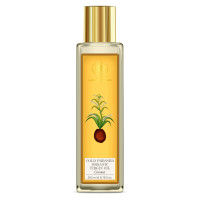 Forest Essentials Organic Cold Pressed Coconut Virgin Oil & Dasapushpadi Baby Hair and Body Wash - Nourishing Natural Care