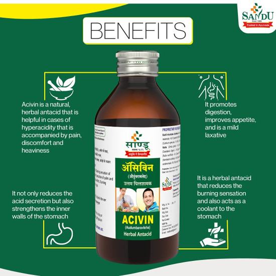 SANDU Ayurvedic Acivin (200 Ml) - Syrup