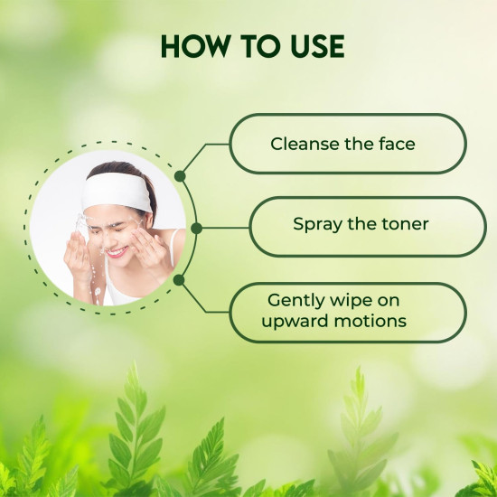 Jovees Herbal Neem Toner For Face, 100 ml | Skin Toner For Protection From Sun Damage & Tanning | All Skin Types | Paraben & Alcohol Free