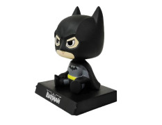 AUGEN Super Hero Batman Action Figure Limited Edition Bobblehead with Mobile Holder for Car Dashboard, Office Desk & Study Table (Pack of 1)