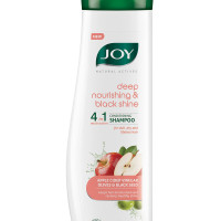 Joy Deep Nourishing & Black Shine Hair Shampoo (340ml)| 4 in 1 Conditioning Shampoo with Apple Cider Vinegar, Olives & Black Seed for Restoring Dull & Dry Hair | For Men & Women