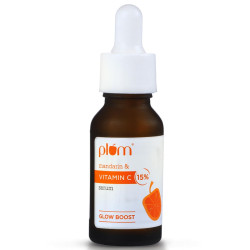 Plum 15% Vitamin C Advanced Serum for Glowing Skin | for Oily, Dry & Combination Skin | Reduce Pigmentation & Dark Spots |with Mandarin | Non-Irritating, Hydrating & Soothing | Men & Women | 20ml