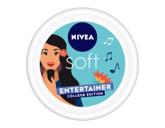Nivea Soft Moisturizer for Face, Hand & Body, Non Sticky Cream, Entertainer College Edition, 200 ml