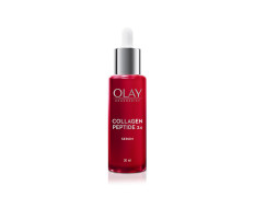 Olay Face Serum | Clear and Even Skin | Fights Dullness and Provides Radiant Glow| Normal, Oily, Dry, Combination Skin | Paraben and Sulphate Free (30ml, Collagen Peptide 24)