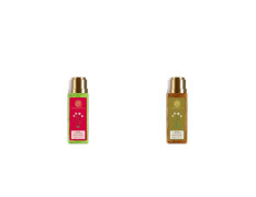 Forest Essentials Hair Cleanser Bhringraj and Shikakai, 50ml & Forest Essentials Hair Cleanser, Japapatti and Brahmi, 50ml