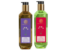 Forest Essentials Hair Cleanser, Bhringraj and Shikakai, 200ml & Forest Essentials Hair Cleanser, Amla, Honey and Mulethi, 200ml