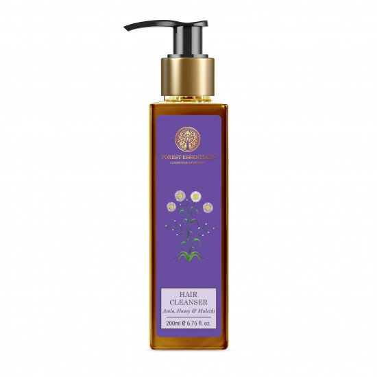 Forest Essentials Hair Cleanser, Bhringraj and Shikakai, 200ml & Forest Essentials Hair Cleanser, Amla, Honey and Mulethi, 200ml