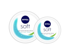NIVEA Soft Light Moisturizer 300ml + 100 ml | For Face, Hand & Body, Instant Hydration | Non-Greasy Cream | With Vitamin E & Jojoba Oil | All Skin Types