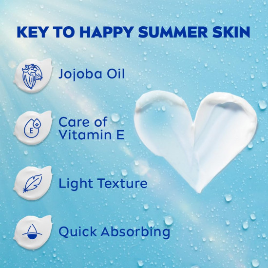 NIVEA Soft Light Moisturizer 300ml + 100 ml | For Face, Hand & Body, Instant Hydration | Non-Greasy Cream | With Vitamin E & Jojoba Oil | All Skin Types