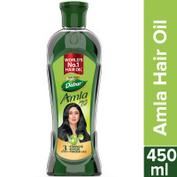 Dabur Amla Hair oil for Stronger, Longer and Thicker Hair -450ml