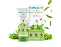 Mamaearth Tea Tree Oil-Free Moisturizer For Face For Oily Skin With Tea Tree & Salicylic Acid For Acne & Pimples 80g