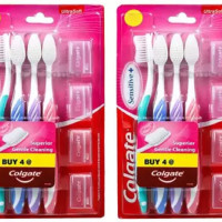 Colgate NEW ULTRA SOFT WITH CAP Ultra Soft Toothbrush (8 Toothbrushes) - Ideal for Sensitive Teeth