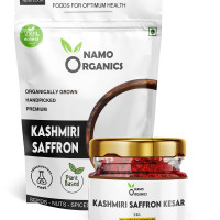 Namo Organics - 1 Gm - Saffron Original Pure Kashmiri Kesar Saffron for Pregnant Women Saffron Threads