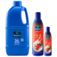 Parachute 100% Pure Coconut Oil, 1 L (Pet Jar) & Advansed Ayurvedic Hot Oil, Warming Coconut Hair Oil, Frizz Free Hair, 400ml With Free 90ml