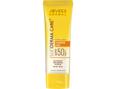 Jovees Herbal Sun Derma Care Lotion SPF 50 PA+++ Broad Spectrum | Oil Free | Quick Absorption | Lightweight |UVA & UVB Protection | For oily and sensitive skin | Paraben And Alcohol Free | 100ML