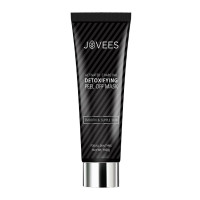 Jovees Herbal Detoxifiying Charcoal Peel Off Mask, 100gm | Clearer and Brighter Skin | All Skin Types |Paraben & Alcohol Free |Pack of 1