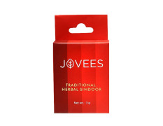 Jovees Herbal Traditional Maroon Sindoor, 3 gms | Water Resistant | Derived from Natural Ingredients | Pack of 2