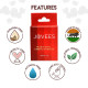 Jovees Herbal Traditional Maroon Sindoor, 3 gms | Water Resistant | Derived from Natural Ingredients | Pack of 2