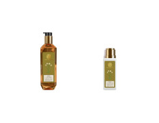 Forest essentials Hair Cleanser Japapatti & Brahmi 200ml & Hair Conditioner, Japapatti and Brahmi, 50ml