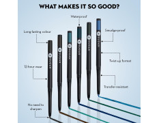 SUGAR Cosmetics Kohl Of Honour Intense Matte Kajal | Waterproof & Smudgeproof | Lasts upto 10hrs | 0.25gm - 03 Aqua Lung