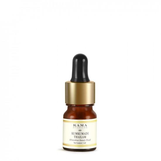 Kama Ayurveda Kumkumadi Thailam Miraculous Beauty Fluid Ayurvedic Night Serum (Facial Oil) (3ml)