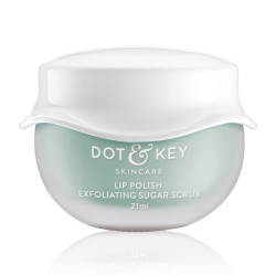Dot & Key LIP POLISH Choco Mint Exfoliating Sugar Scrub - Real Chocolate & Peppermint Oil