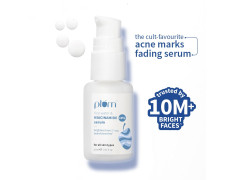 Plum 10% Niacinamide Serum with Rice Water | Provides Clear, Glowing & Brightening Skin | for Acne Prone, Combination, Oily & Sensitive Skin | Oil Control & Anti Acne Face Serum for Women & Men | 15ml