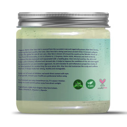 Organic Netra Pure Aloe Vera Gel with Vitamin C & E for Skin, Face and Hair | Helps to Repair and Smoothens Hair | Relax and Renew your Skin and Scalp |Paraben Free & Sulphate Free - 200 Gm