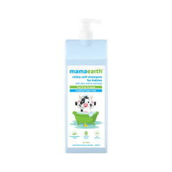 Mamaearth Milky Soft Shampoo with Oats, Milk and Calendula for Babies (400 ml) - Gentle Baby Care