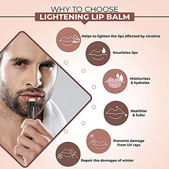 The Man Company Lip Care Combo with Lip Scrub & Lip Balm for Dry & Chapped Lips | For Soft, Supple & Damaged Lips - 14gm The Man Company Lip Care Combo with Lip Scrub & Lip Balm for Dry & Chapped Lips | For Soft, Supple & Damaged Lips - 14gm