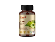 Jiva Amla Tablets 500mg 240 Tablets | 100% Herbs Used, Rich In Vitamin C | Rich In Antioxidants | Improves Digestion | Enhances Vision - 120 Tablet (Pack of 2)