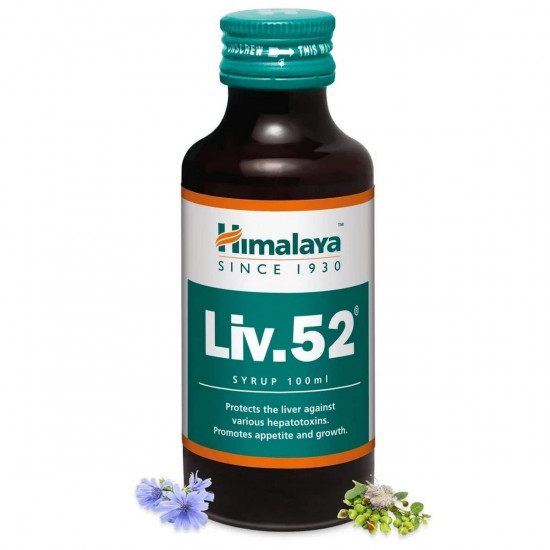 Himayala Liv.52 - Bottle of 100 ml Syrup