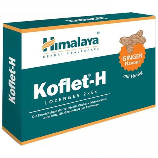 Himalaya Koflet-H Ginger Flavour - Strip of 6 Lozenges