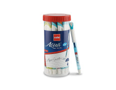 Cello Aqua Blue Gel Pen Jar of 25 Units || Gel Pens Blue | Jar of 25 Units | Gel Pens Set for Students | Pens for Office Use | Gel Pens for Writing | Waterproof Gel Pen