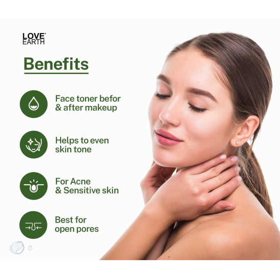 Love Earth Cucumber Mint Face Mist Toner with Cucumber Mint for Acne Defense and Sensitive Skin 100ml Love Earth Cucumber Mint Face Mist Toner with Cucumber Mint for Acne Defense and Sensitive Skin 100ml