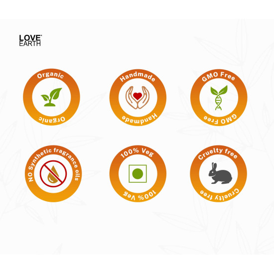 Love Earth Haldi Chandan Rose Face Pack With Amba Haldi & Chandan, For Face & Body, Paraben Free 30gm Love Earth Haldi Chandan Rose Face Pack With Amba Haldi & Chandan, For Face & Body, Paraben Free 30gm