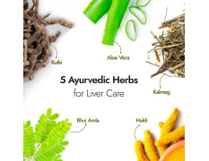 Kapiva Liver Care Juice (1L) | Anti-oxidant Rich Supplement With 5 Ayurvedic Herbs | Supports Fatty Liver Management & Detox
