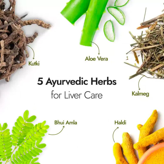 Kapiva Liver Care Juice (1L) | Anti-oxidant Rich Supplement With 5 Ayurvedic Herbs | Supports Fatty Liver Management & Detox