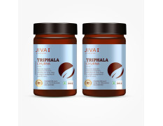 Jiva Triphala Churna (100 x 2) 200g | Ayurvedic Triphala Powder with Amla, Harad & Baheda | Improves Digestion, Colon Cleanse, Gut Health, Immunity | Natural Detox | Contains Bioactive & Antioxidants