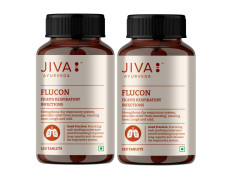 Jiva Flucon Tablets 500mg 240 Tablet | for Strengthens Respiratory System | Helps Fight Cough and Cold - 120 Tablet (Pack of 2)