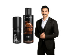 Bold Care EXTEND™ Spray - No Harsh Chemicals + Vibe Premium Lube 100ml - Chocolate Flavor - Natural Personal Lubricant for Men and Women - Water based formula