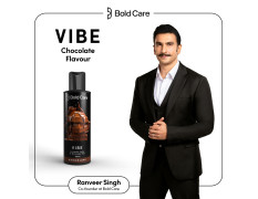 Bold Care Multi-textured Condoms + Vibe - Chocolate flavoured Premium Lubricant Gel - Water based formula - Gentle on the skin