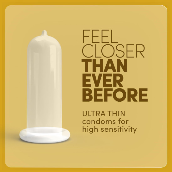 Bold Care Ultra thin Delay Condoms + Vibe - Chocolate flavoured Premium Lubricant Gel - Water based formula - Gentle on the skin